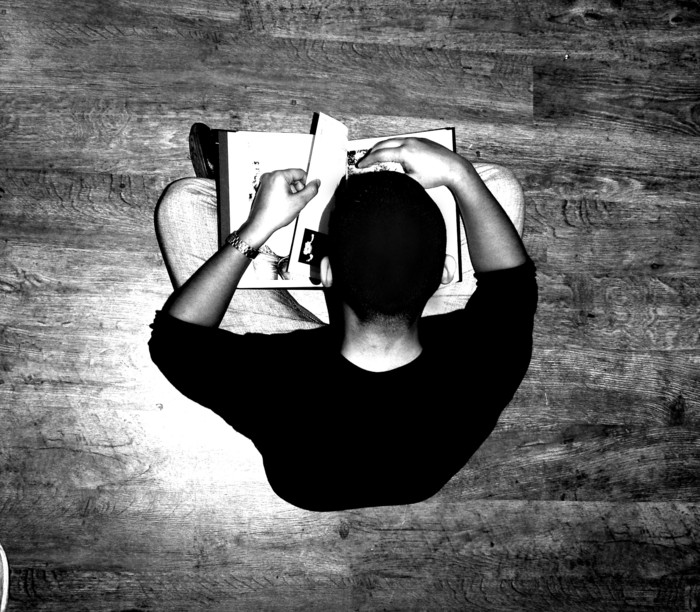 Reading boy