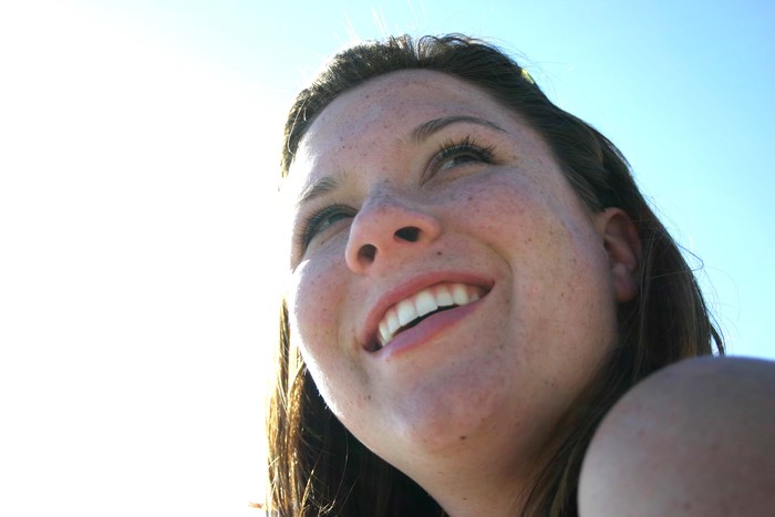 Women With Smily Face