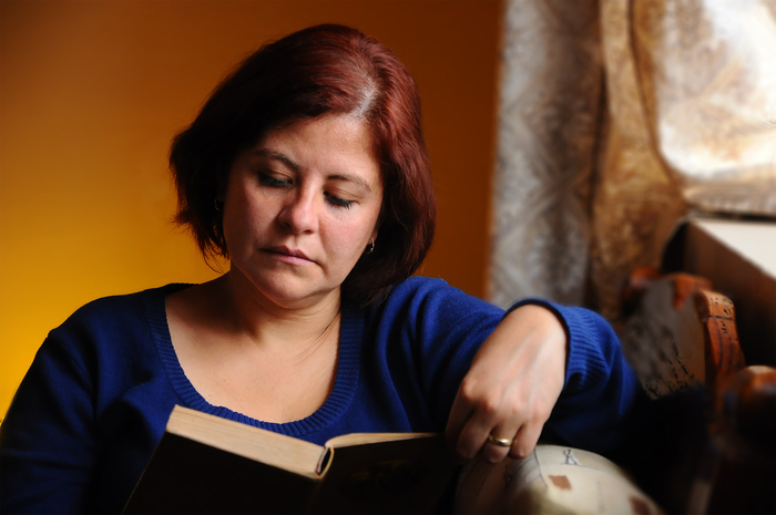 Women Reading Book