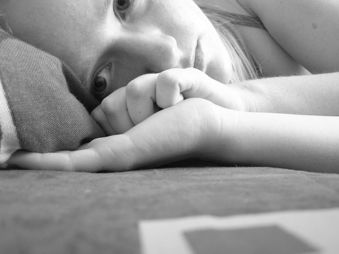 Girl in Depression