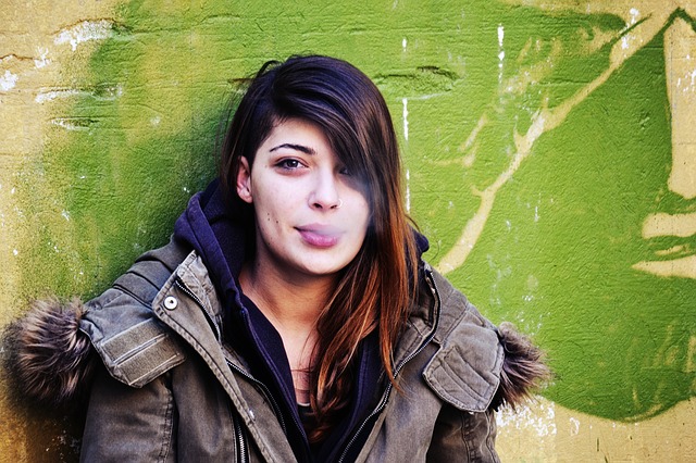 Girl Smoking Meth