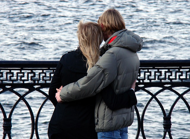 Couple on bench