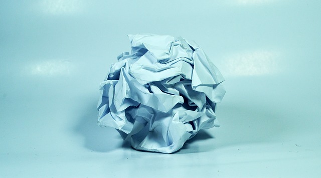 Crumpled paper