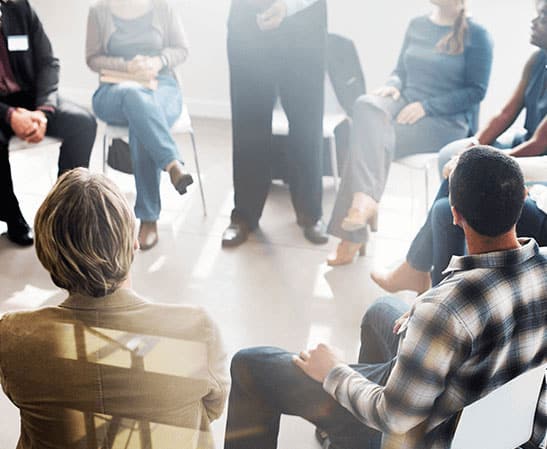 Rehab group conversation at The River Source in Arizona